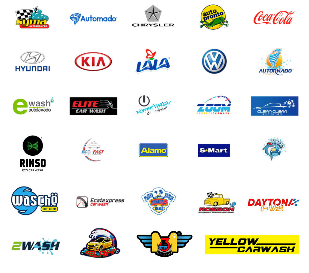 Muro de marcas que ya son clientes satisfechos de Danjo