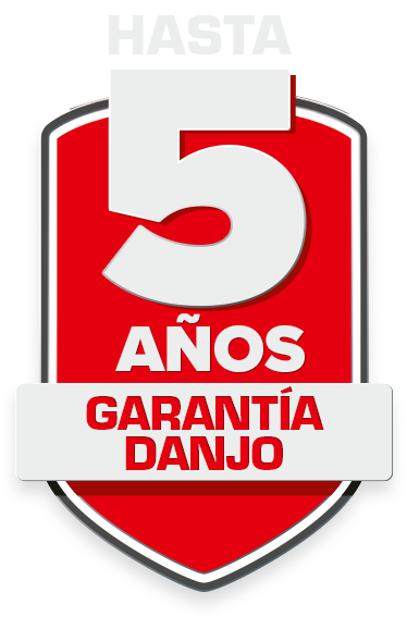 Hasta 5 años de garantía Danjo